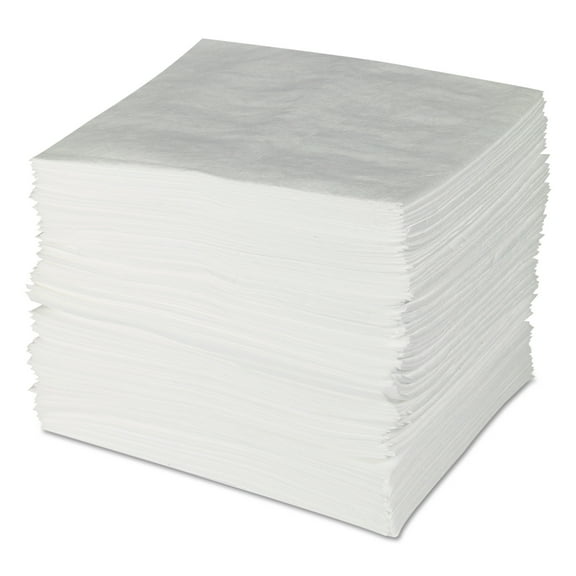 SPC ENV MAXX Enhanced Oil Sorbent Pads, .24gal, 15w x 19l, White, 100/Bundle -SBDENV300