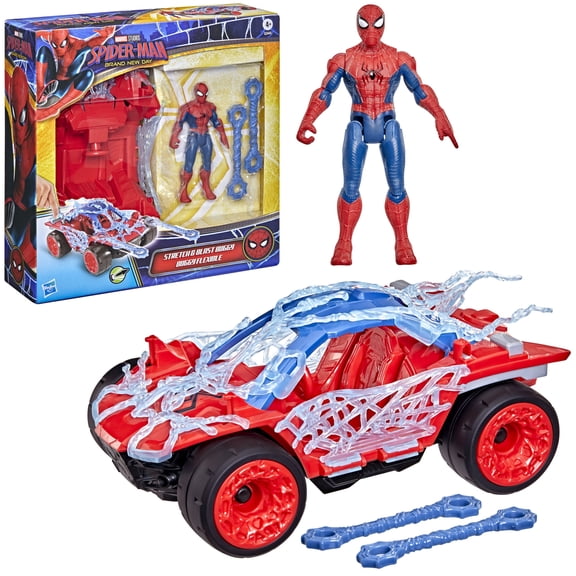 Marvel Studios Spider-Man Brand New Day ActionVerse Stretch and Blast Buggy