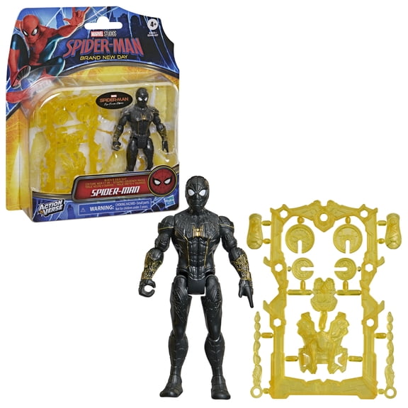 Marvel Studios Spider-Man Far From Home ActionVerse Black and Gold Suit Spider-Man