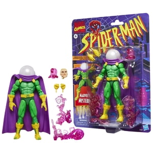 Marvel Legends Series Mysterio de Marvel, Figura de Acción Retro de Spider-Man