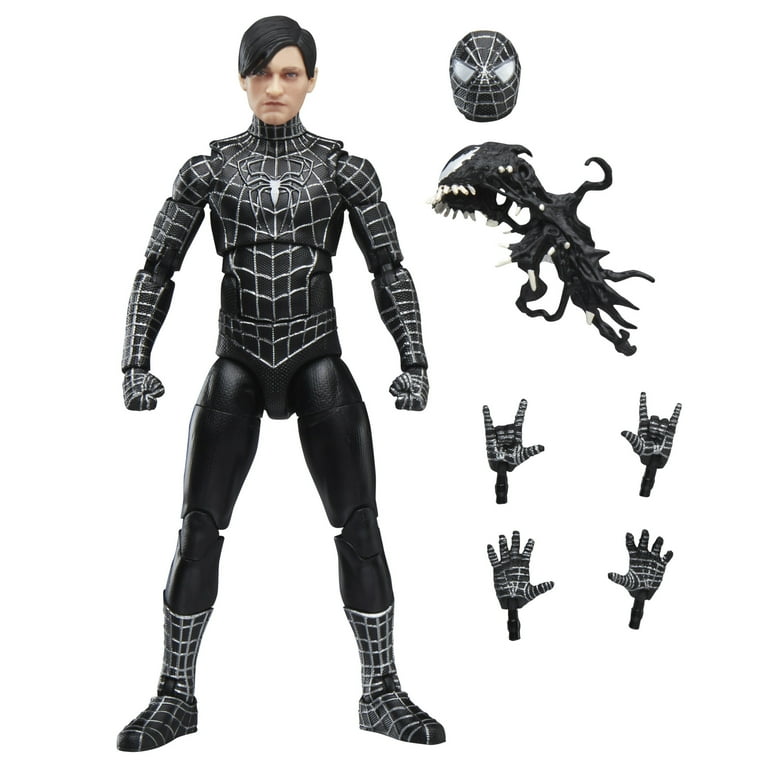 アメコミ Marvel Legends Black Spider-Man 3 Marvel Legends Series Spider-Man, Spider-Man 3 Collectible 6