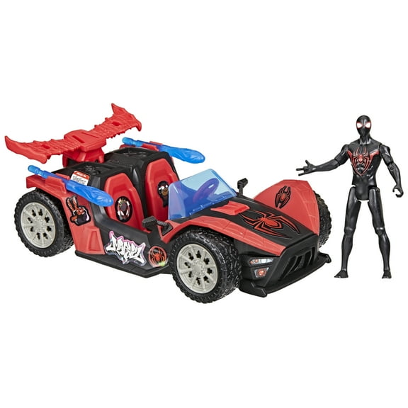 Marvel Spider-Man VenomVersus Epic World of Action Miles Morales Remix Blast Racer Car , 4+