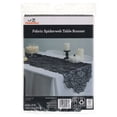 thumbnail image 1 of Fabric Spiderweb Table Runner, Black, 80" x 20", Halloween by Way To Celebrate, 1 of 8
