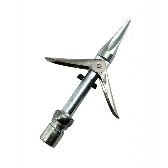SPEARFISHING WORLD Double Barb Speartip for Spearguns with Threaded Shafts