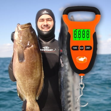 SODIAL(TM) 40KG Digital Fishing Scale Fish Hook Hanging Weighing Scale