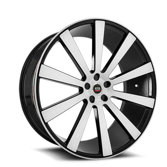 SPEC-1 SPL-002 22X10.5 BLANK 20ET 73.1CB GLOSS BLACK & BRUSHED