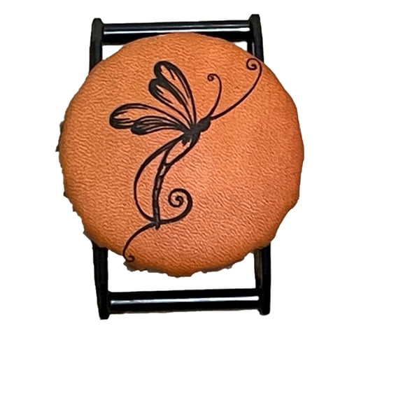 SPEC Dragonfly, Burnt Orange on Black