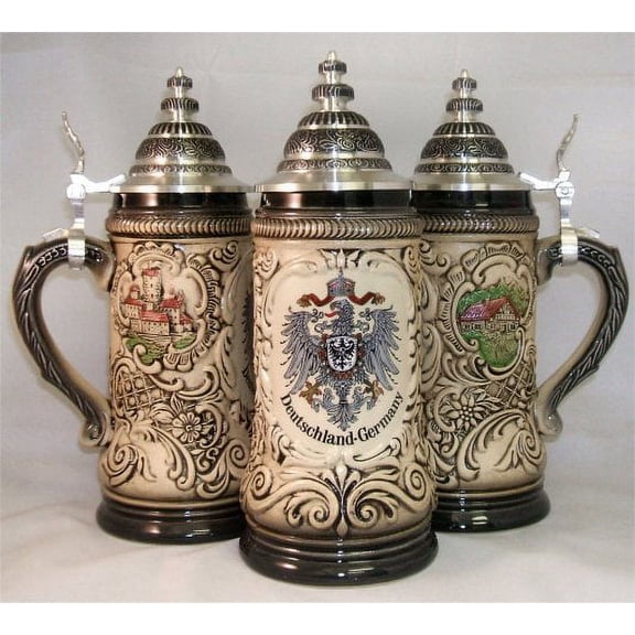 SPECIAL BUY Deutschland Eagle Crest German Beer Stein Made in Germany ONE Stein