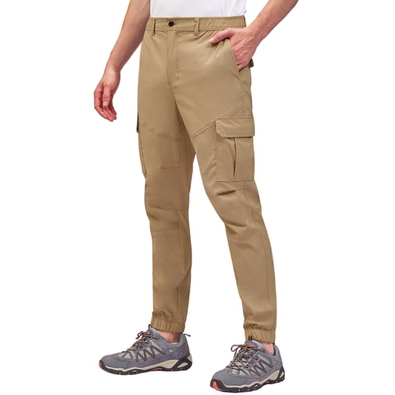 SPECIAL MAGIC Men's Cargo Hiking Pants Lightweight Quick Dry Water Resistant Jogger Pants with Stretch Fabric and Multi Pockets