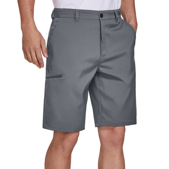 PULI Men’s Golf Hybrid Dress Shorts Lightweight Quick-Dry Summer Flat Front Casual Shorts with Pockets
