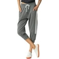 thumbnail image 1 of SPECIAL MAGIC Women’s Capri Sweatpants Jogger Cargo Pants with Pockets Female(Dark Grey XXL), 1 of 6