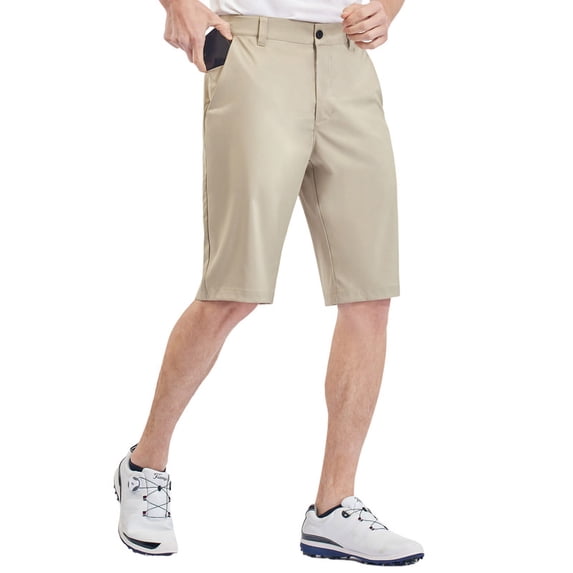 SPECIALMAGIC Mens Golf Hiking Shorts Lightweight Casual Dress 12" Inseam Work Stretch Travel Hybrid Quick Drying with Pockets