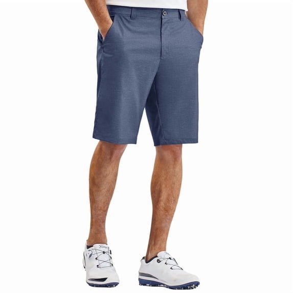 PULI Men’s Golf Shorts 12" Inseam Lightweight Stretch Quick-Dry Hiking Casual Dress Work Hybrid Shorts with Pockets