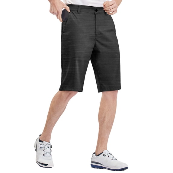 SPECIALMAGIC Mens Golf Hiking Shorts Lightweight Casual Dress 12" Inseam Work Stretch Travel Hybrid Quick Drying with Pockets