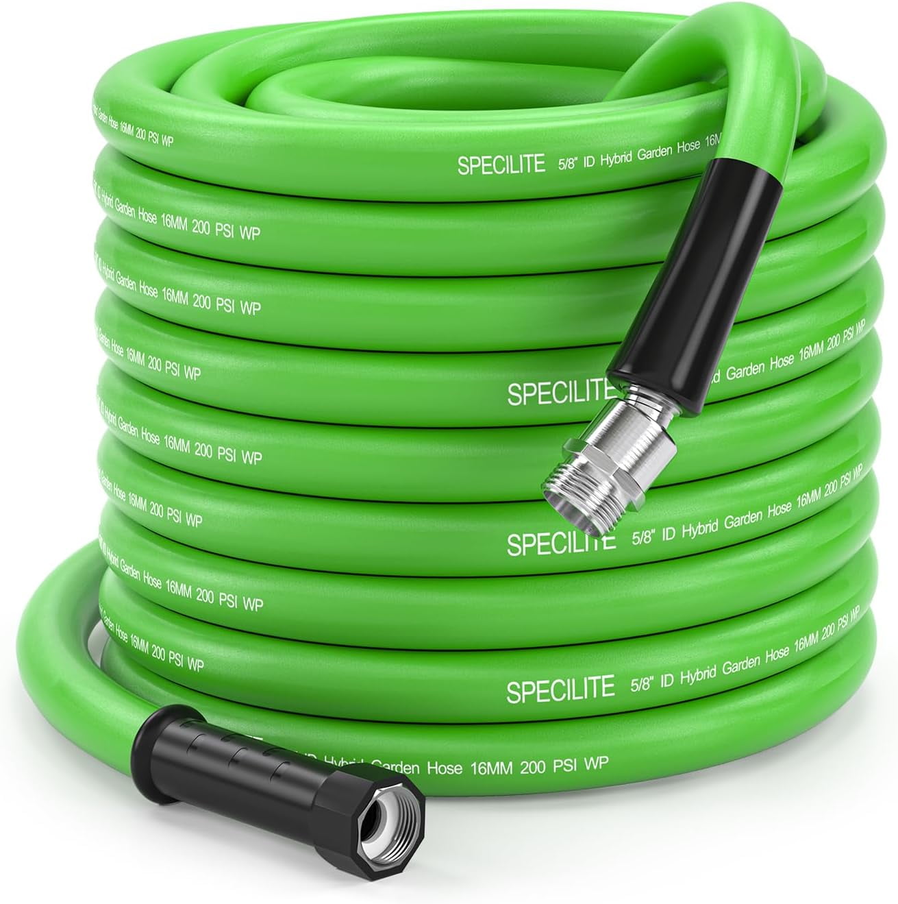 SPECILITE 100 FT Garden Hose No Kink with Universal Joint, Flexible