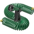 SPECILITE Coil Garden Hose 50 FT, Upgraded Flexible Curly EVA Water