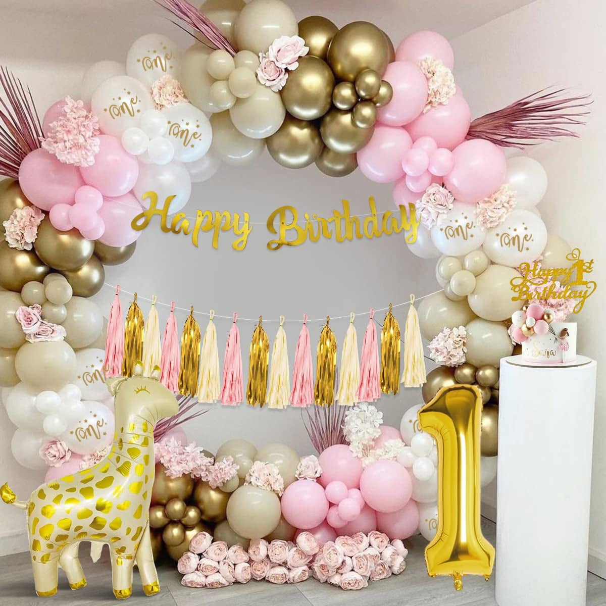 SPECOOL First Birthday Decorations for Girl Pink Croatia Ubuy