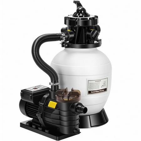 SPECSTAR 12 Inch Sand Filter Pump 7 Way Valve w/ 24 Hours Timer 1/3 HP Pool Pump 2080 GPH Fits 7500 Gallons Above Ground Pool, 28.7 Pound Sand Capacity price history and forecast - SPECSTAR