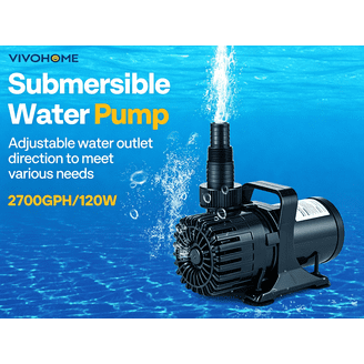 Smartbot Electronic Water Removal Pump, 1/2 HP, High Flow 3600 GPH