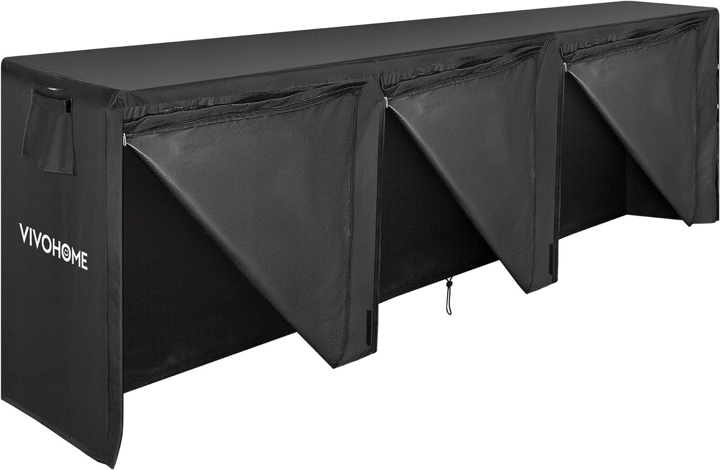 SPECSTAR 12ft Waterproof Firewood Log Rack Cover, Heavy Duty 600D