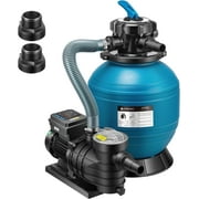 SPECSTAR 14 Inch Sand Filter Pump 1/2 HP with Timer, 2850 GPH Fits 12700 Gallons Above Ground Pool, 63.9 Pound Sand Capacity w/ 2 Adapter Conversion Kit