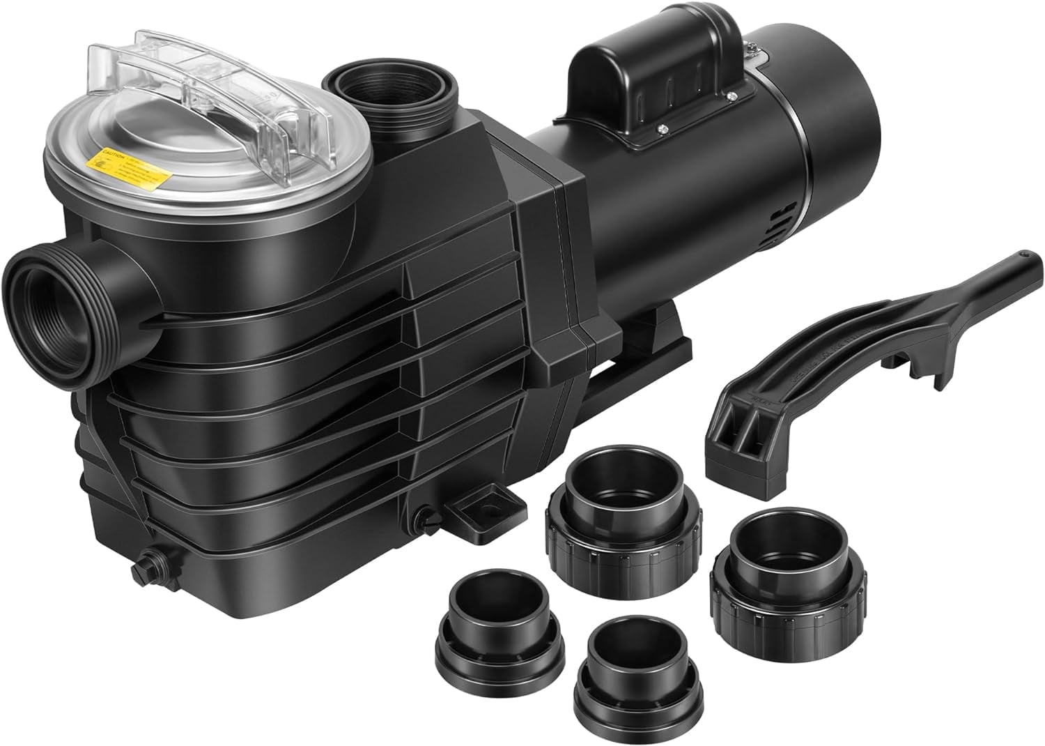SPECSTAR 2.5 HP Self Priming In-Ground Swimming Pool Pump Dual Speed 2" and 1.5" Inlet/Outlet 230V Energy Saving w/Strainer Basket