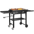 thumbnail image 1 of SPECSTAR 2-Burner 28" Foldable Propane Griddle, Portable Flat Top Gas Grill-30,000 BTU Propane Fuelled for Camping, Tailgating, BBQ, 1 of 7