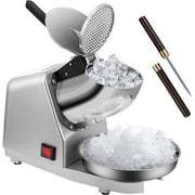 SPECSTAR 4 Blades Electric Ice Crusher Shaver Snow Cone Maker Machine with Ice Pick for Home and Commercial Use, 210lbs/hr