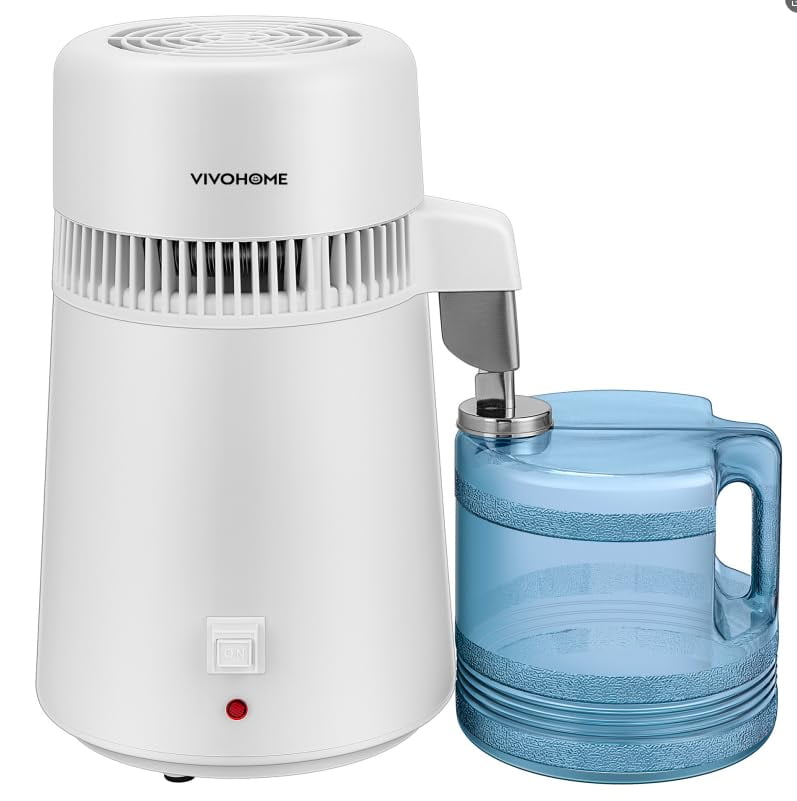 CO-Z Water Distiller Machine, 4L Capacity, 750W Stainless