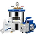 thumbnail image 1 of SPECSTAR 5 Gallon Vacuum Chamber with Vacuum Chamber 3.5cfm, 1 of 7