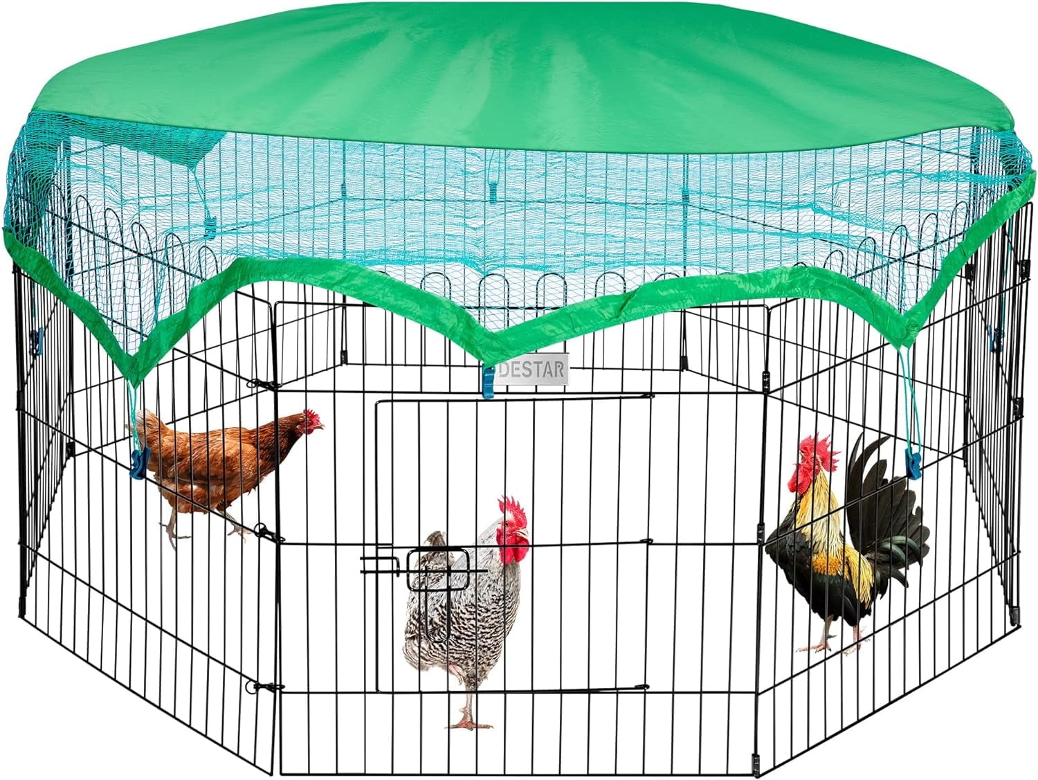 coops Get Your OverEZ Chicken Coop Regular 8 ft. Chicken Run (7'W