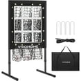 thumbnail image 1 of SPECSTAR 9 Hole Baseball Softball Pitching Net, 9 Pocket Hitting Practice Net, 22"x18" Pitching Area with 3 Level Adjustable Height, 1 of 9
