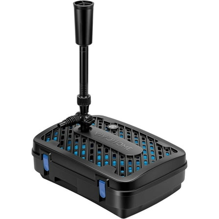 SPECSTAR All-in-One Pond Filter Fountain System Kits, 260 GPH Submersible Water Pump for Ponds up to 790 Gallons