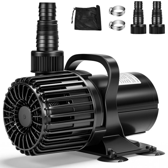 SPECSTAR 62W Submersible Water Pump, 1100GPH High Flow with 6ft Power Cord for Koi Pond, Pool, Waterfall, Fountain, Fish Tank & Aquarium