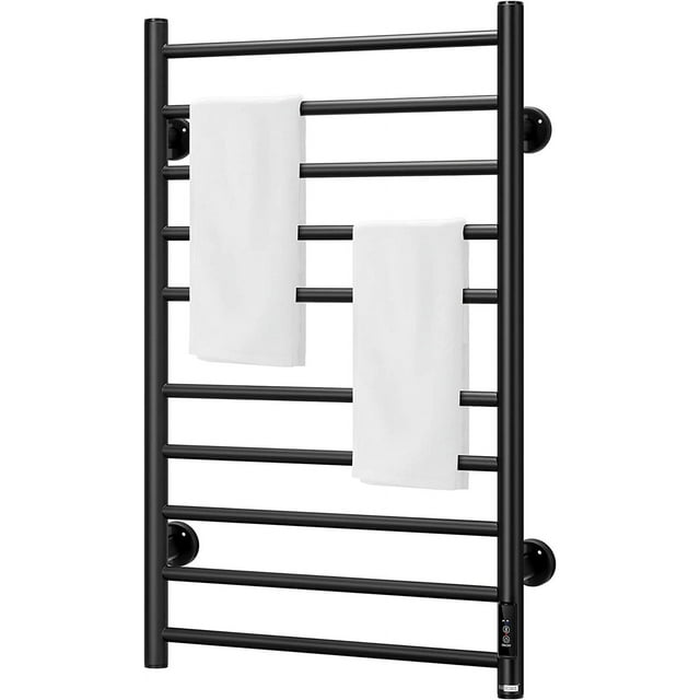 SPECSTAR Electric Heated Towel Rack for Bathroom, Wall Mounted Towel