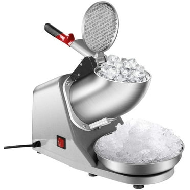 SPECSTAR Electric Ice Shaver Snow Cone Maker Machine Silver 143lbs/H for Home and Commercial Use
