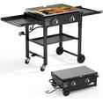 SPECSTAR Foldable Gas Griddle28 Inch Outdoor Propane Griddle, Portable