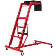 SPECSTAR Foldable Topside Engine Creeper, 51-72 Engine Creeper, 400 lbs Capacity, 4 Swivel Caster Wheels, Red