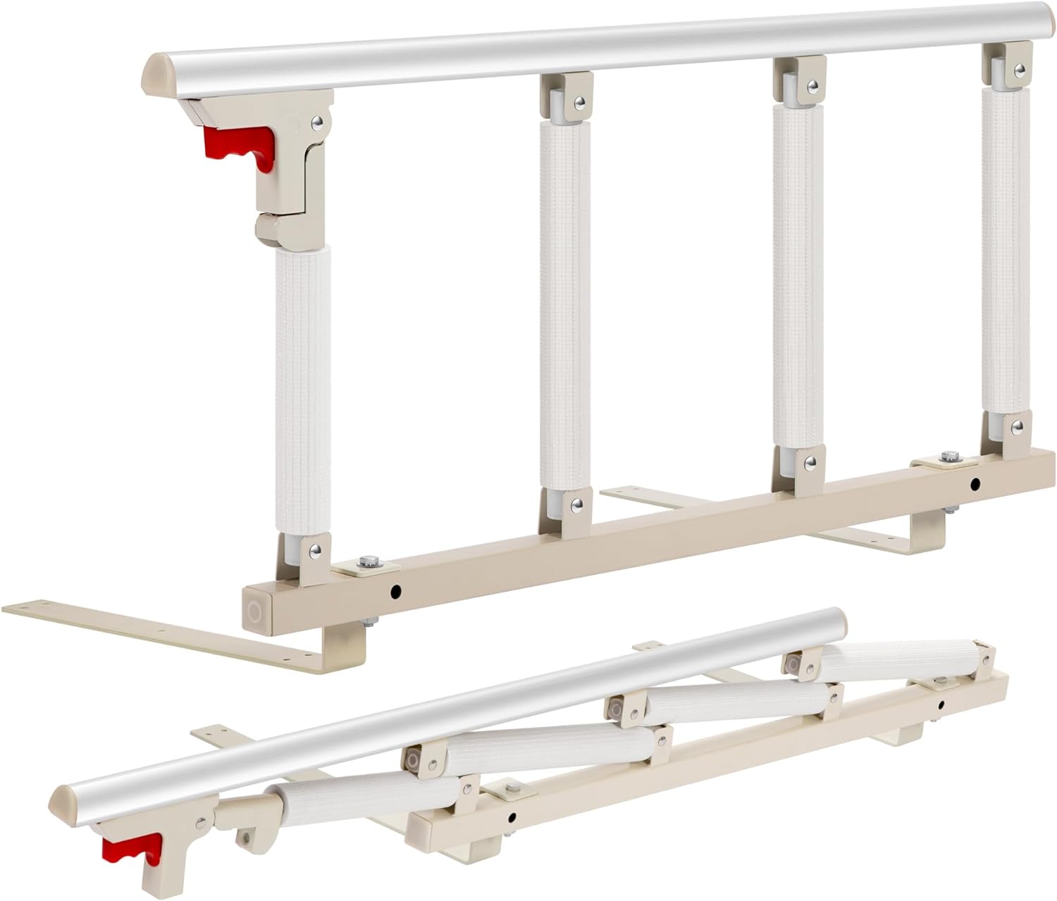 SPECSTAR Folding Bed Safety Rail, Foldable Bed Assist Grab Bar for