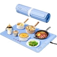 thumbnail image 1 of SPECSTAR Food Warming Mats 23.6"x15.7", Full Surface Heating 3-Level Temperature and Timer Settings, Rollable & Portable Electric Warming Tray for Parties, Gatherings and Everyday Use, Blue, 1 of 7