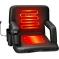 thumbnail image 1 of SPECSTAR Heated Stadium Seats with Back Support and Cushion, Bleacher Chairs with 12V 20W PD Fast Charging Type C Port, 3 Levels of Heat, NTC Overheat Protection System, 1 of 7