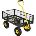 thumbnail image 1 of SPECSTAR Mesh Steel Garden Cart 880lb. Capacity, 38" x 21" with Removable Sides and 10 inch Wheels, 1 of 8
