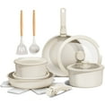 thumbnail image 1 of SPECSTAR Nonstick Cookware Set, 17 Pcs Granite Pots and Pans Set with Removable Handles, POFA Free, 1 of 7