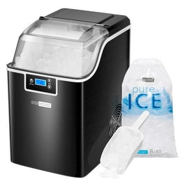 Orgo Products The Sonic Countertop Ice Maker, Nugget Ice Type, Blue 