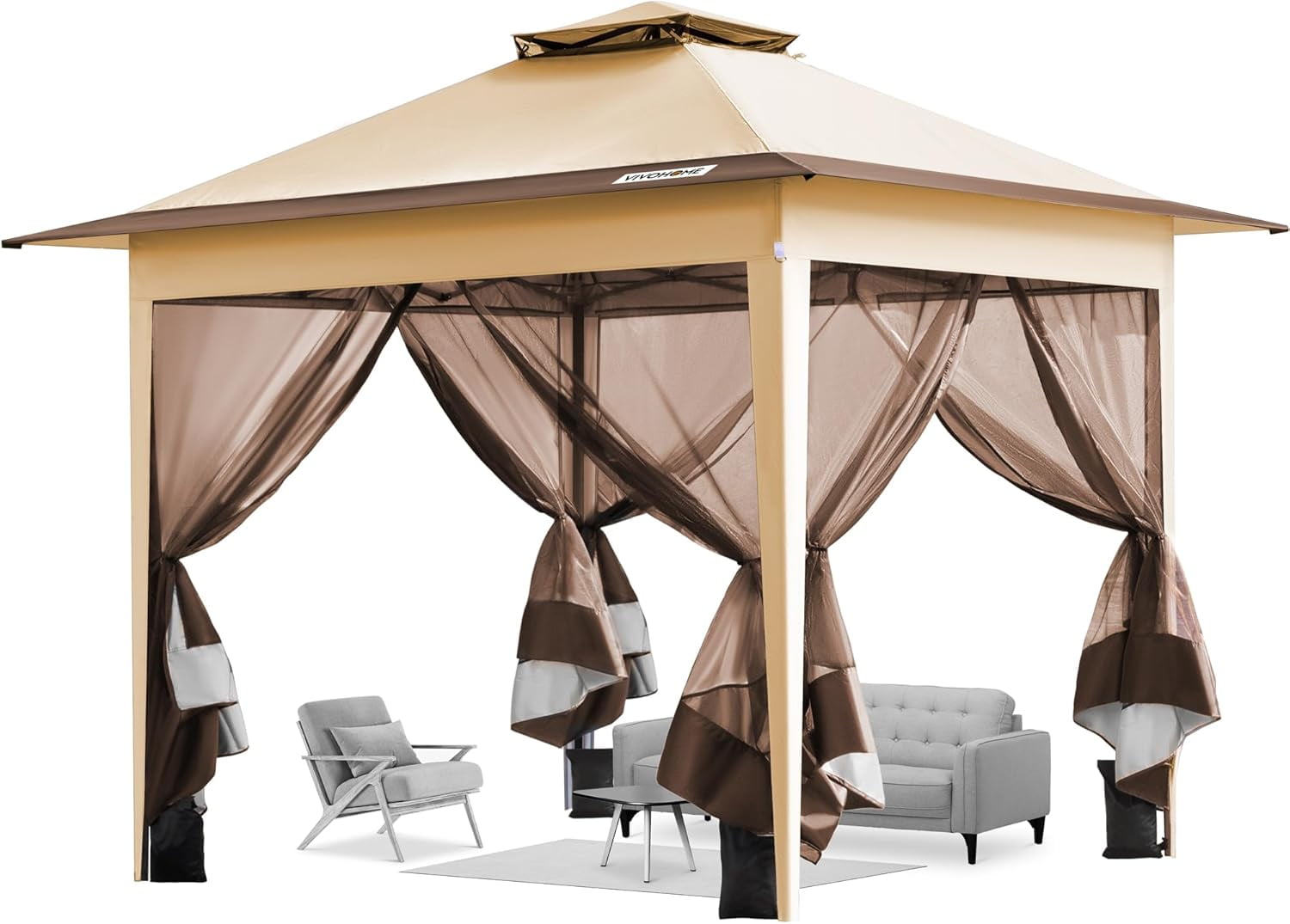 Popopoページ SPECSTAR Pop Up Gazebo 10x10ft Outdoor Canopy Tent with