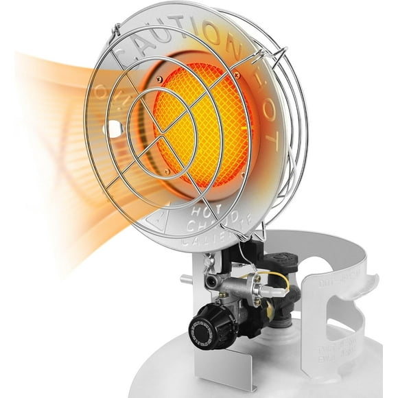 SPECSTAR Propane Tank Top Heater, 15,000 BTU, with Safety Shut-off Valve and Tip-over Switch