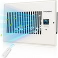 thumbnail image 1 of SPECSTAR Quiet Register Booster Fan 6'' x 10'' with Intelligent Thermostat 10-Speed Remote Control, Heating Cooling AC Vent Booster Fan, Smart Register Vent for Room Floor Wall, White, 1 of 7
