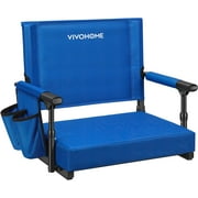 SPECSTAR Stadium Seats with Back Support and Cushion Blue 1 Pack