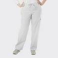thumbnail image 1 of SPECTRUM UNIFORMS Unisex Scrub Pant Cargo Pant | Elastic and Drawstring Waist Soft Fabric Ideal for Medical Professionals Lab Work Wear Nurse Pant White, 1 of 5