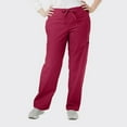 thumbnail image 1 of SPECTRUM UNIFORMS Unisex Scrub Pant Cargo Pant | Elastic and Drawstring Waist Soft Fabric Ideal for Medical Professionals Lab Work Wear Nurse Pant Wine, 1 of 5